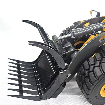 Metal Root Rake Grapple Sorting Grapple Attachment for MTM 1/14 RC Hydraulic Loader WA480 E260L Construction Vehicle Model Parts