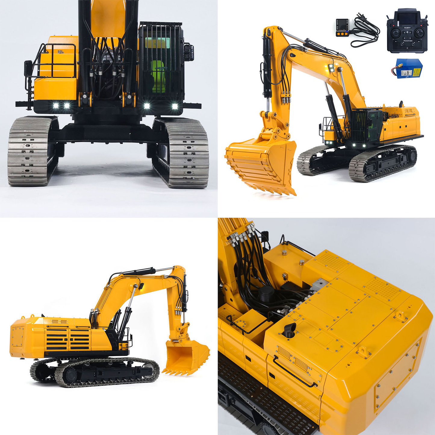 1/12 RC Hydraulic Heavy Excavator 395F Metal Digger RTR 1.0L Dual Pump Paladin PL18EV LITE Radio