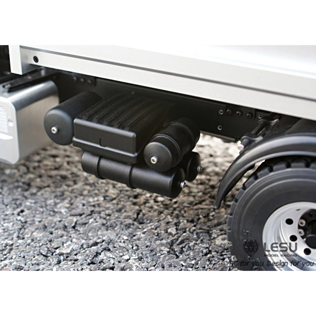 LESU 1/14 6*6 Metal Hydraulic Dumpe Radio Control Truck ESC Gearbox Battery & Charger& Radio System 540 Power Motor