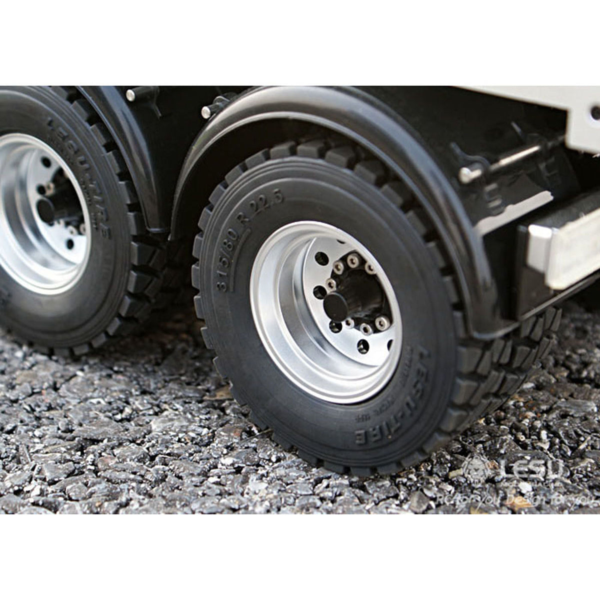 LESU 1/14 6*6 Metal Hydraulic Dumpe Radio Control Truck ESC Gearbox Battery & Charger& Radio System 540 Power Motor