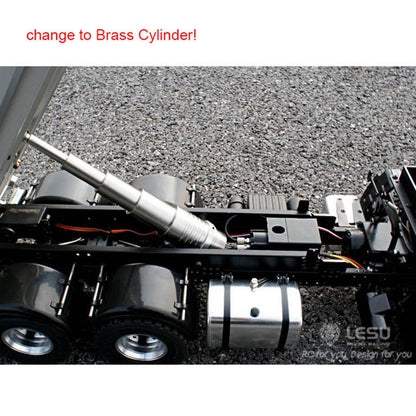 LESU 1/14 6*6 Metal Hydraulic Dumpe Radio Control Truck ESC Gearbox Battery & Charger& Radio System 540 Power Motor