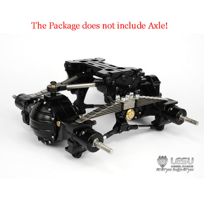 LESU Metal Rear Suspension Set Pneumatic Suspension for TAMIYA 1/14 RC Truck Axles DIY