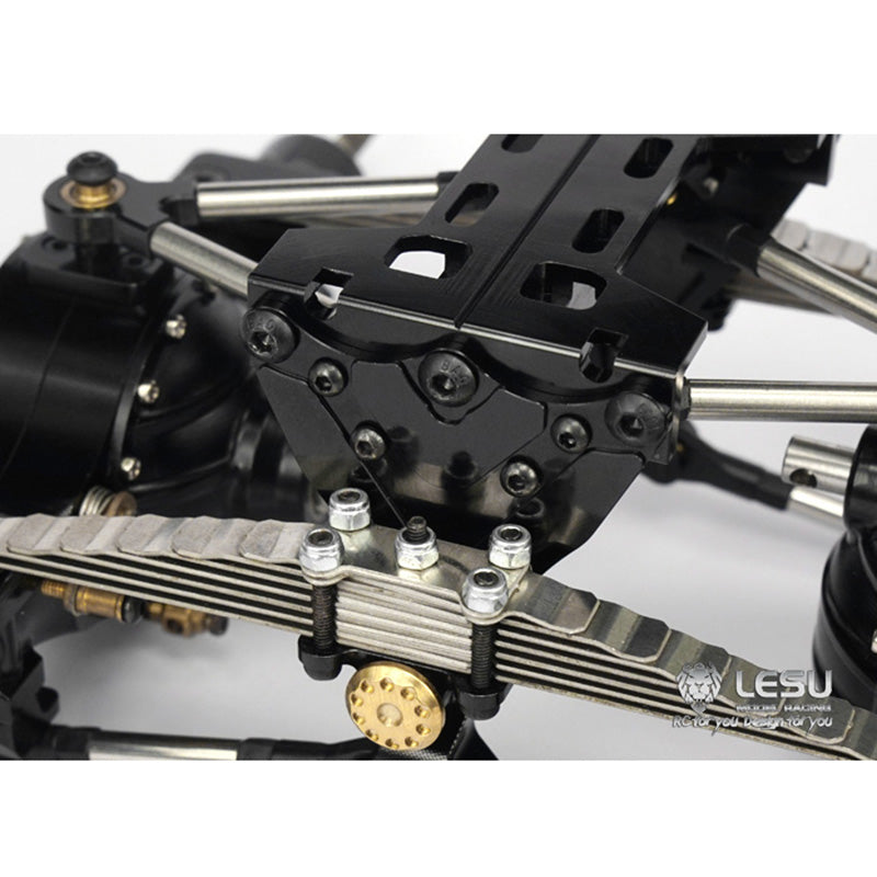 LESU Metal Rear Suspension Set Pneumatic Suspension for TAMIYA 1/14 RC Truck Axles DIY