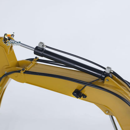 Metal 1/14 RC Hydraulic Excavator C308 Radio Controlled Digger Construction Vehicle RTR Model Flysky ST8 Radio Battery