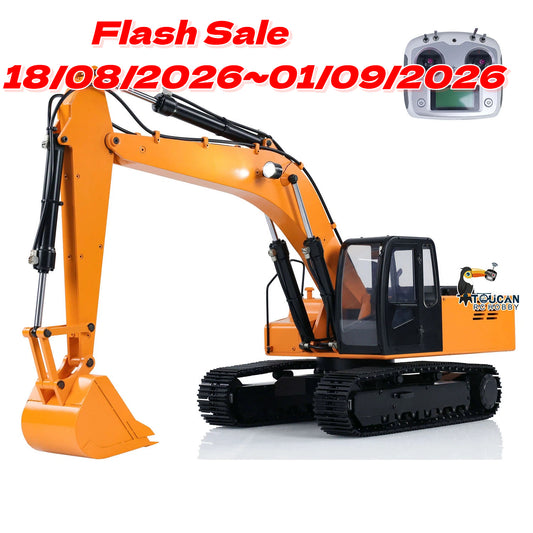 Flash Sale US STOCK JDM 1/12 Hydraulic Excavator Painted Assembled RC Model Pump Tracks Light Radio