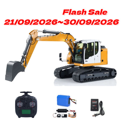 FLASH SALE Fast Shipping 1/14 RC Hydraulic Excavator R920 JDM-208 Metal Remote Control Digger Model Sound