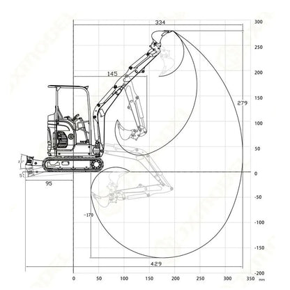 1/14 E20 RC Hydraulischer Minibagger