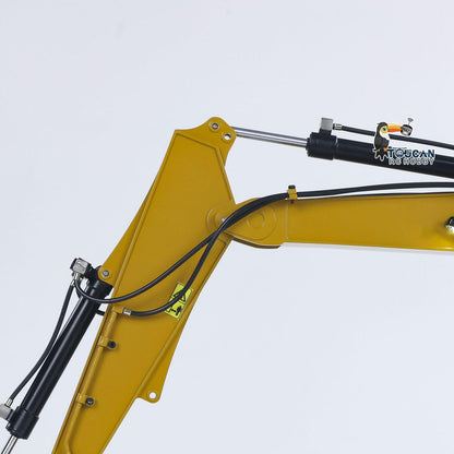 Metal 1/14 RC Hydraulic Excavator C308 Radio Controlled Digger Construction Vehicle RTR Model Flysky ST8 Radio Battery