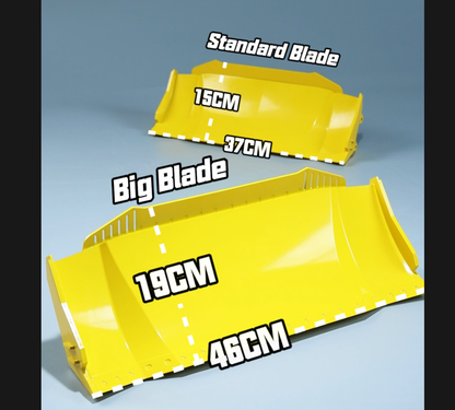 Metal Blade for 1/12 Remote Control Hydraulic Bulldozer D155AX RC Dozer 7 Way Valve 3.0L Oil Pump 5 Plows Light Sound System