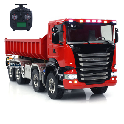 1/14 8x8 PNP RC Hydraulic Roll On/Off Dumper Truck G88 With Metal Bucket