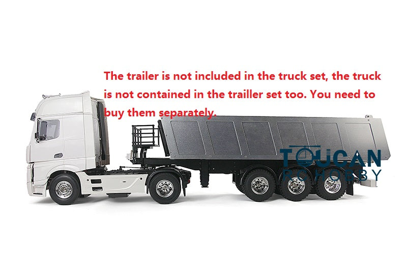 1/14 2-Achsen RC Sattelzugmaschine Anhänger Bausatz