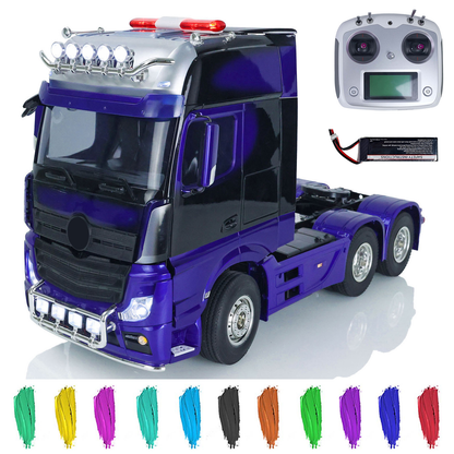 1/14 3 Achsen RC Sattelzugmaschine 6x4 Automodell 