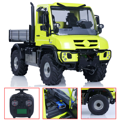 1/10 U423 4X4, lackiert, zusammengebaut, RC PNP, Offroad-Rock-Crawler-Auto mit Metalleimer