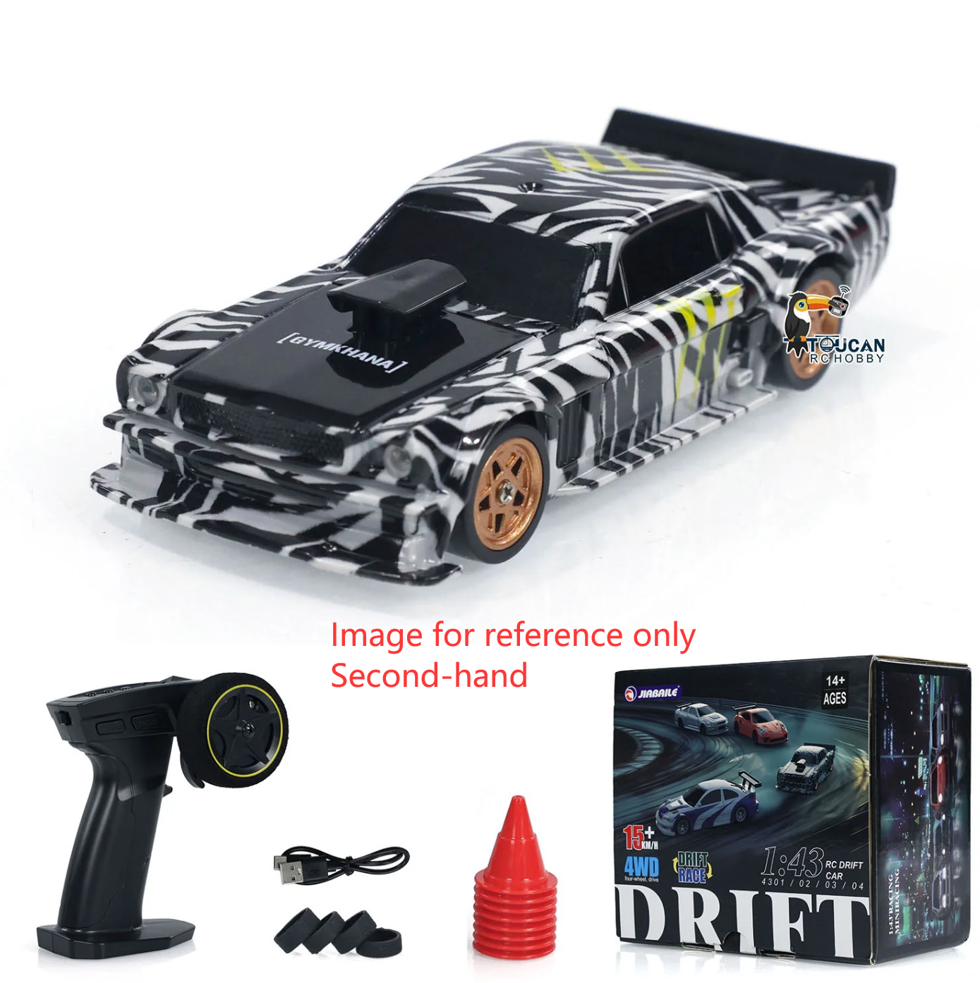Second Hand US Stock 1/43 Radio Control Drift Car 4WD RC 2.4g Mini Race Car Toy High Speed Model