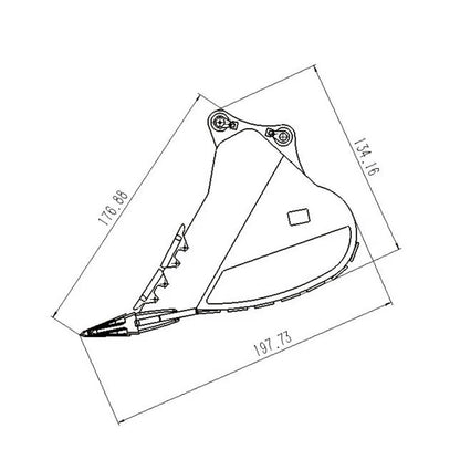 1/14 3 Arms 374F RC Hydraulic Excavator PL18EV Metal Digger Model