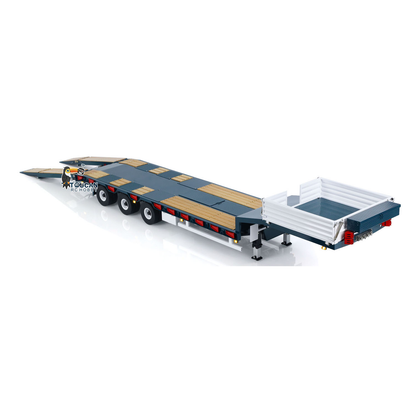 EN STOCK 1/14 LESU Remorque en métal avec hayon élévateur hydraulique peint