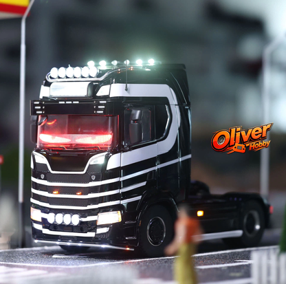 Dynamic Eye Light For DIY 1/14 TAMIYA Remote Control Tractor Truck 56368 56371 56379 56376 RC Lorry Car FH16 56375 56360 R620