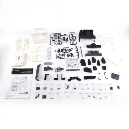 Double E S021 Volvo FMX Cabin Shell KIT for 1/14 Hydraulic RC Dump Truck