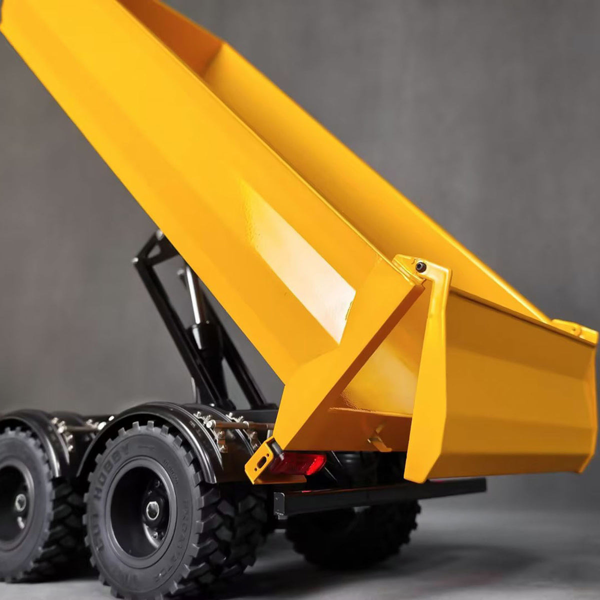 TOUCAN 2 Axles 1/14 Metal Dump Trailer Manual Support Legs for 6x6 Remote Control Tractor Truck RC Lorry Hydraulic Crane 4151 AK