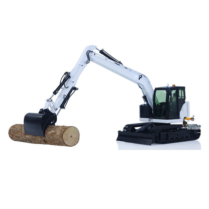 1/14 C308 RC Hydraulic Excavator 4 Valve Remote Control Construction Vehicle Extended Arm Brushless Motor No Sounds Charger