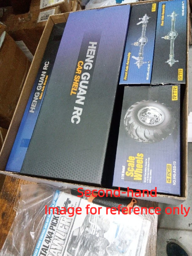 Second Hand US Stock HG 1/10 4WD RC Pickup 4x4 Rally Car Racing Crawler Kit Model Chassis Gearbox