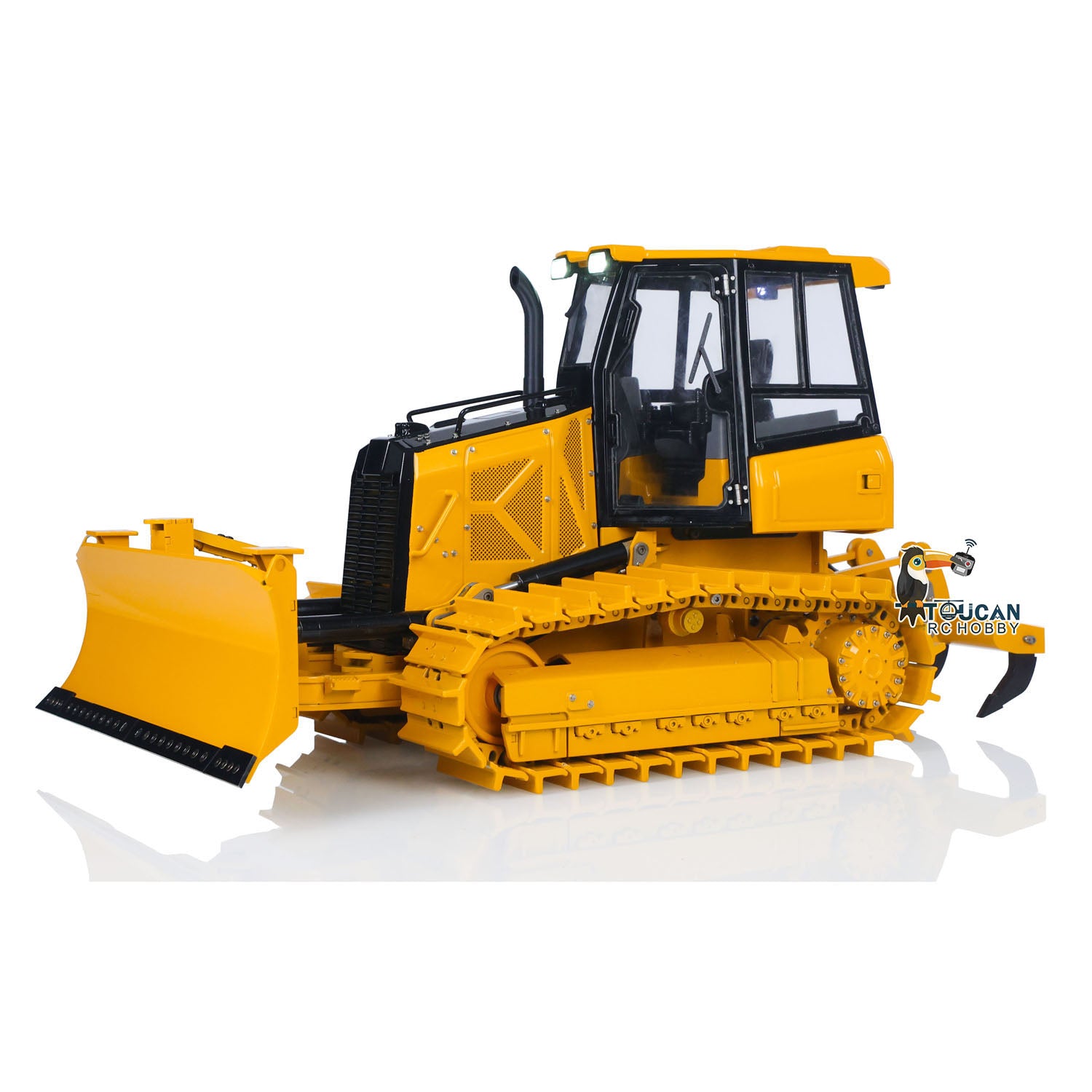 BSM D3 1/12 Heavy Duty RC Bulldozer Yellow Black RTR Model