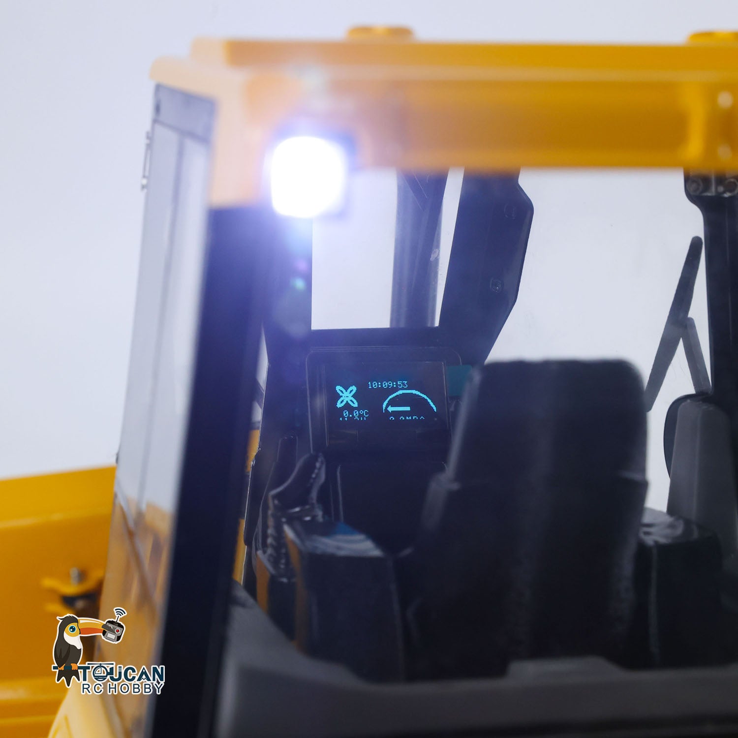 BSM D3 RC Bulldozer Cab Rear Metal Frame Structure Detail