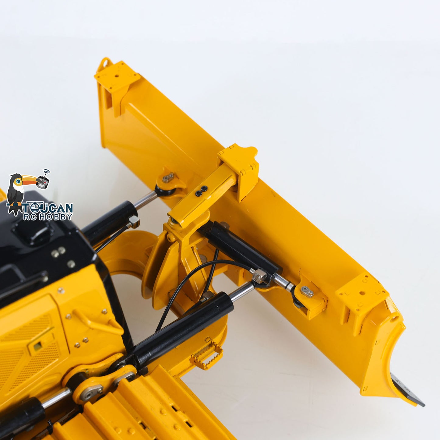 BSM D3 RC Bulldozer Blade Top View Metal Construction Detail