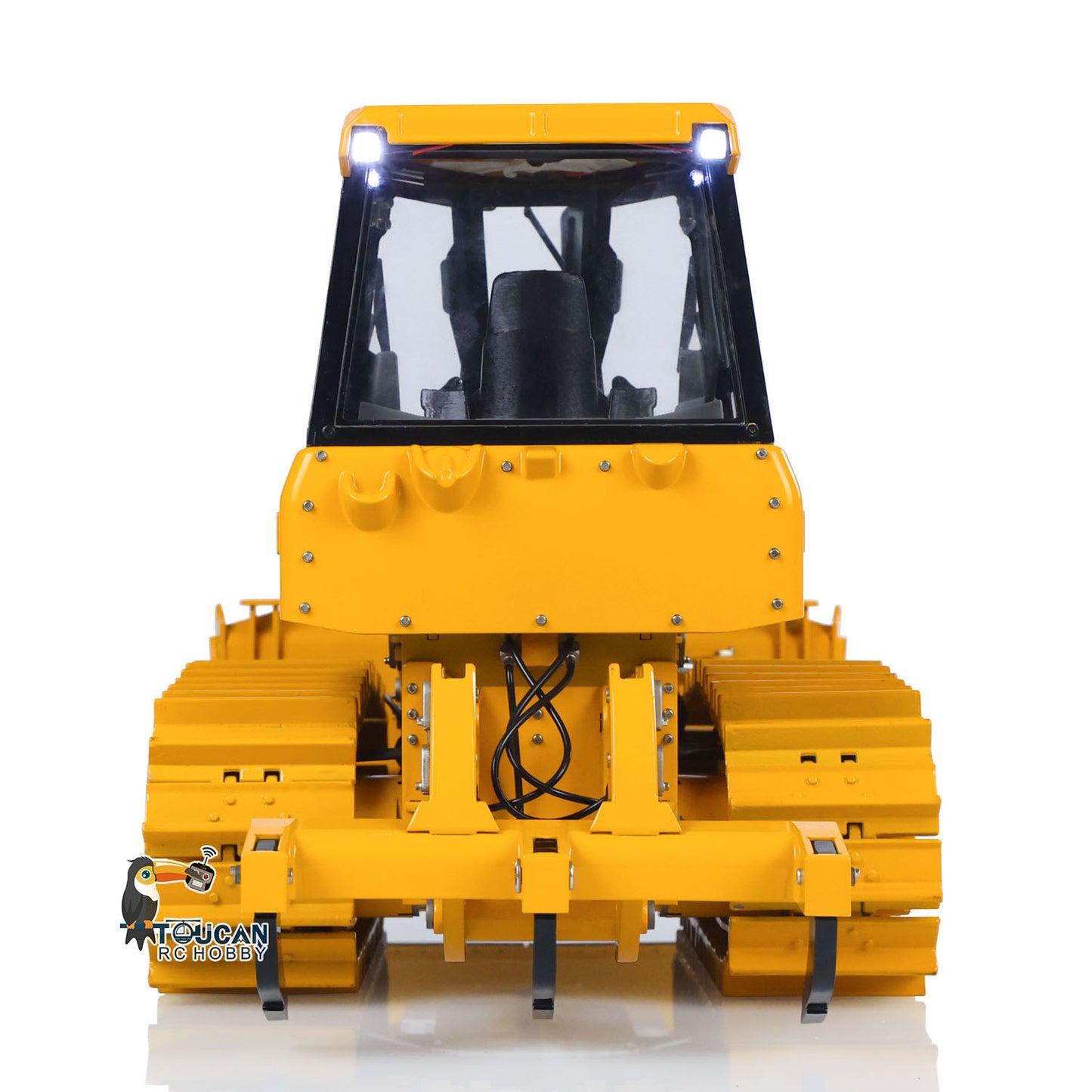 BSM D3 RC Bulldozer Rear View with Hydraulic Tail Hook Detail