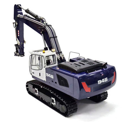 MTM 1/14 946 RC 2 Arms ARTR Metal Hydraulic Tracked Excavator Digger With Ripper Grab Tiltable Bucket