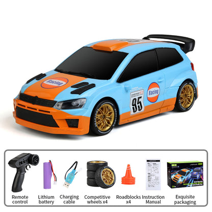 JJRC Q233 1/24 Transformable 4*4 Remote Control Drifting Car RC Rally Vehicle Motor ESC Servo Light Effect No Sounds RTR