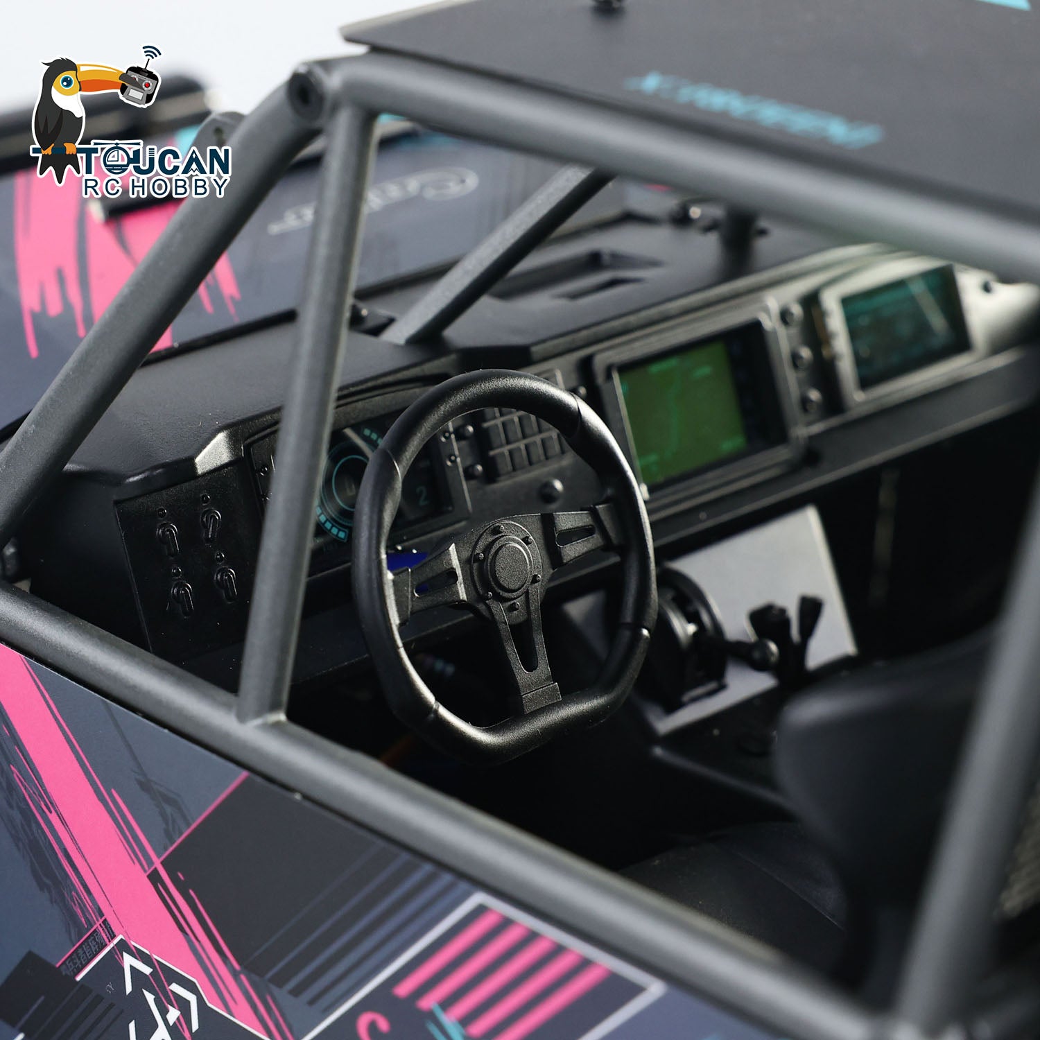 CAPO QueenX 1/8 4x4 metal RC crawler realistic driver cabin detail