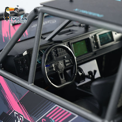 CAPO QueenX 1/8 4x4 metal RC crawler realistic driver cabin detail