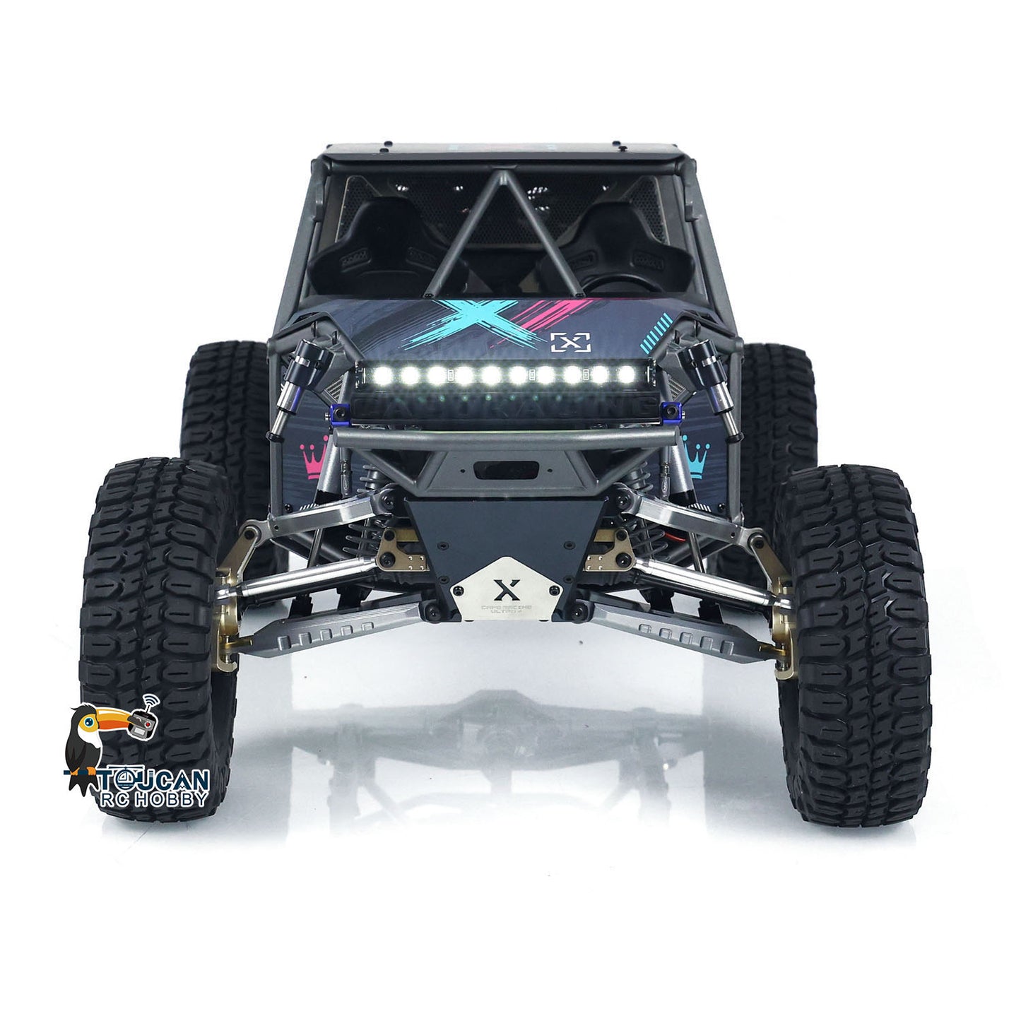 CAPO QueenX 1/8 4x4 metal RC crawler front view