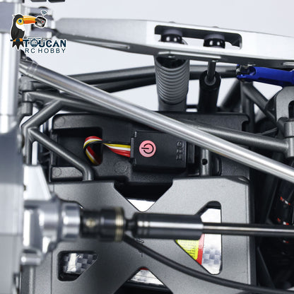 CAPO QueenX 1/8 4x4 metal RC crawler power switch detail