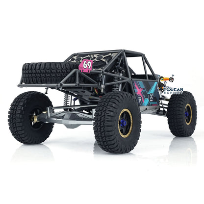 CAPO QueenX 1/8 4x4 metal RC crawler rear right view