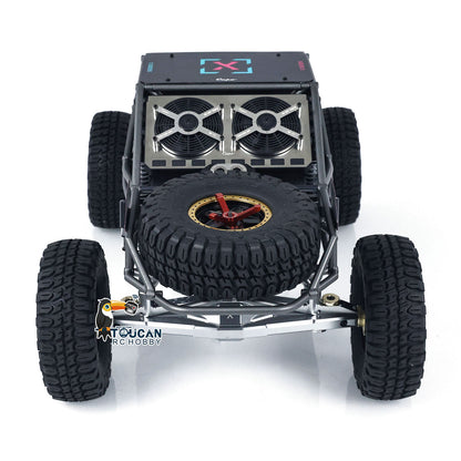 CAPO QueenX 1/8 4x4 metal RC crawler rear view