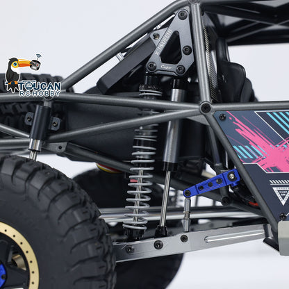 CAPO QueenX 1/8 4x4 metal RC crawler CNC suspension system detail