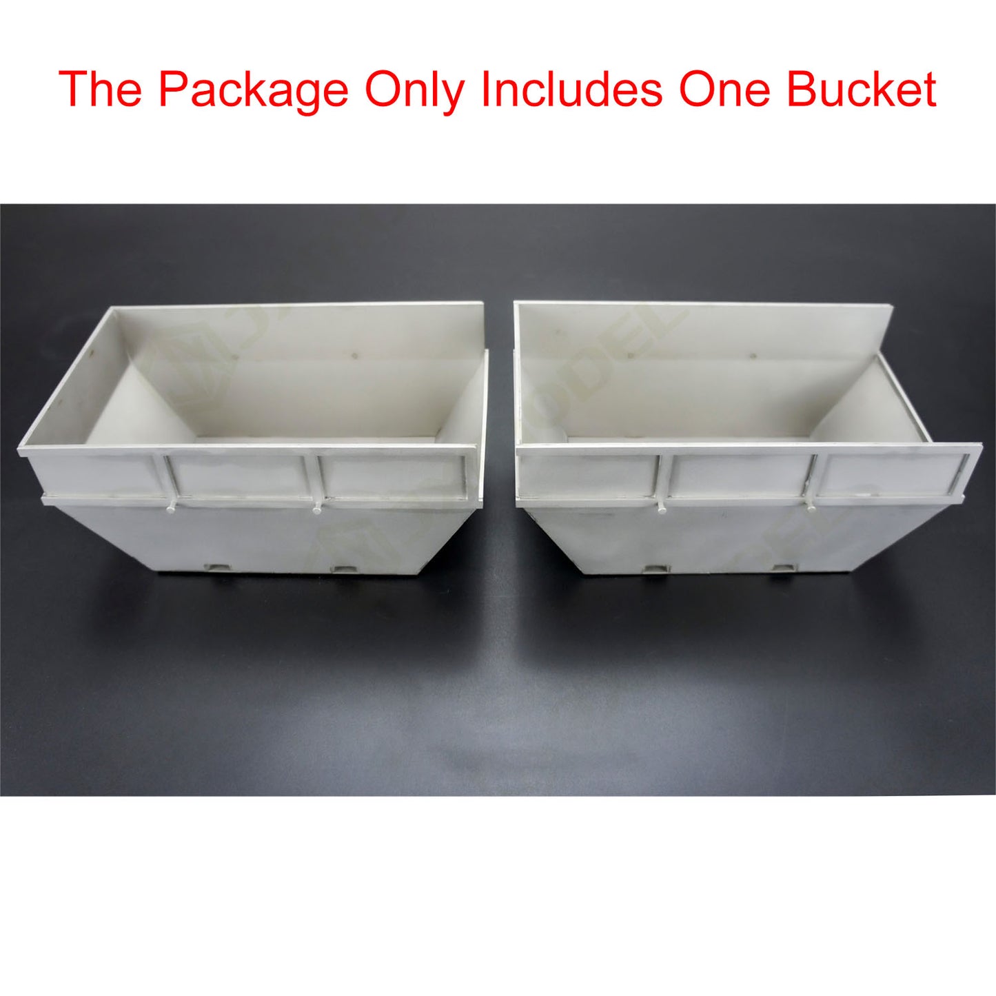 1/14 Metal Small Bucket for VL18U Hydraulic RC Skip Loader