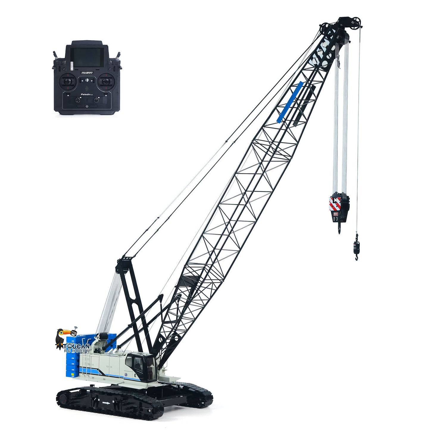 CUT C1200 1/14 RC Construction Hydraulic Crane with PL18 Lite Radio System