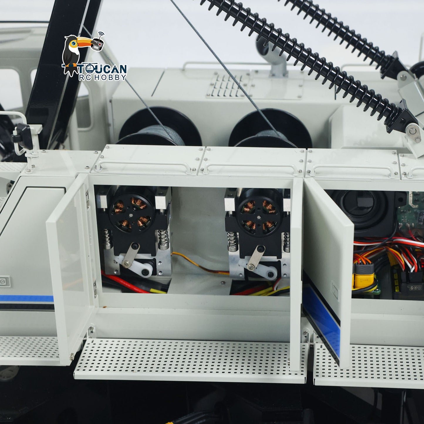 CUT C1200 RC Crane Winch Brushless Motor High Torque Drive Detail