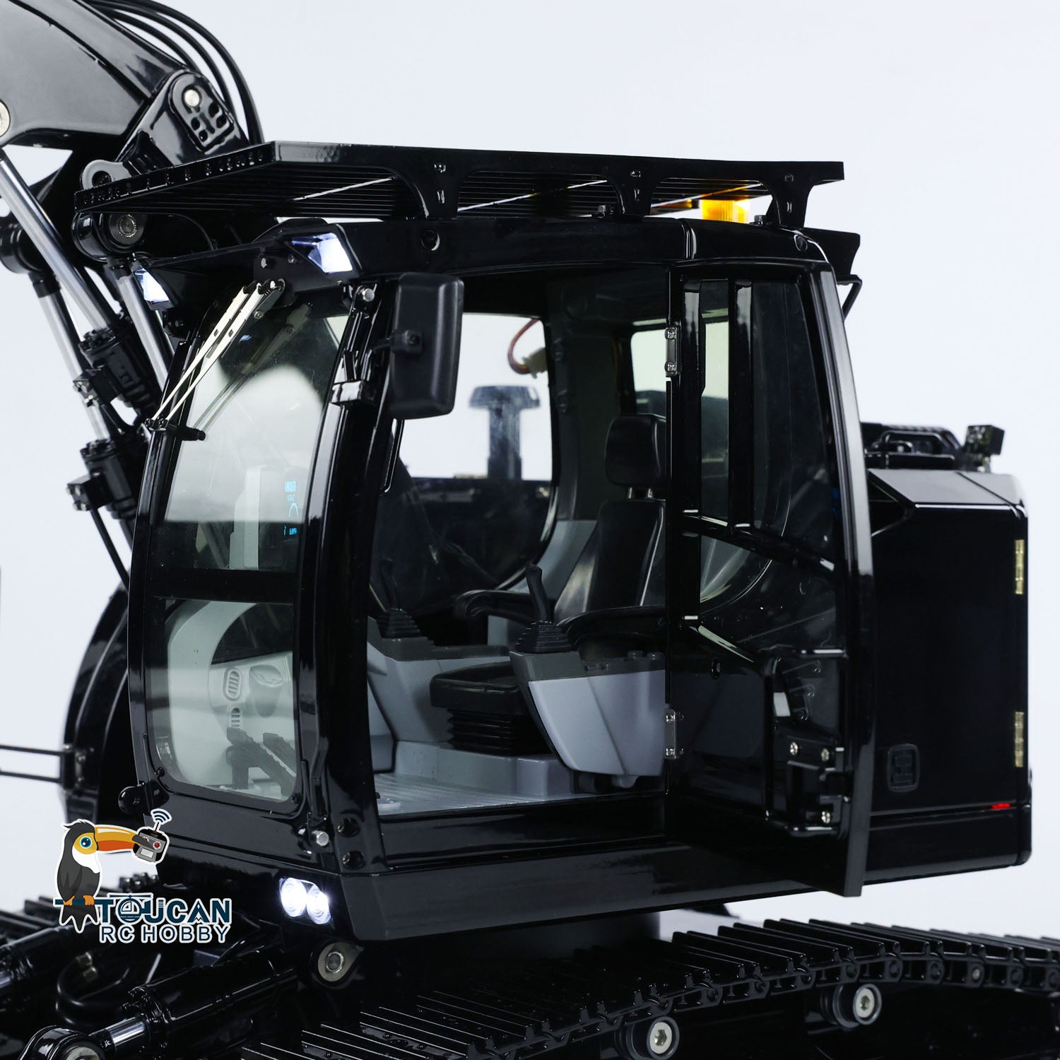 CUT LR914 RC Excavator Cab Overall Metal Protection Structure Detail