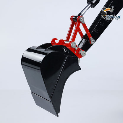 CUT LR914 RC Hydraulic Excavator Heavy Duty Bucket Metal Detail Close Up