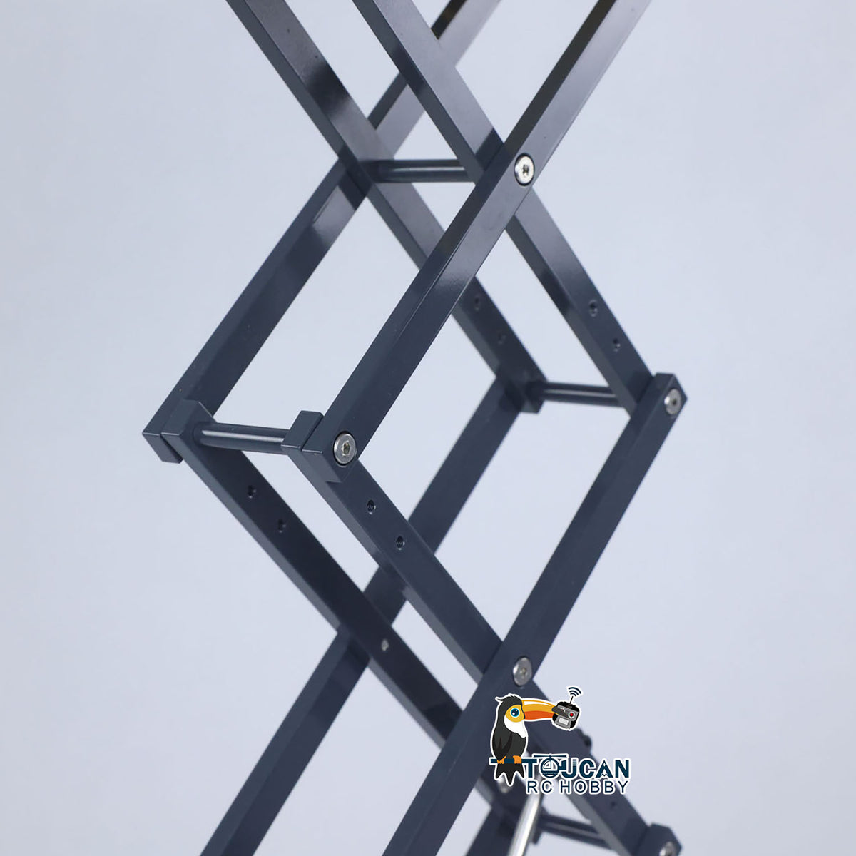 CUT 1/14 RC Hydraulic Scissor Lift Scissor Joint Detail, Metal Articulated Joint & Hydraulic Drive Component