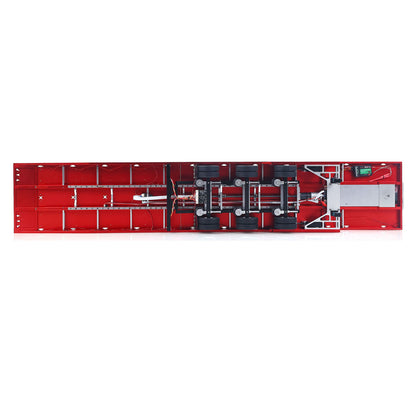DG 994 1/14 metal RC gooseneck trailer chassis frame detail
