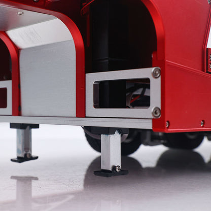 DG 994 1/14 metal RC gooseneck trailer electric support leg detail