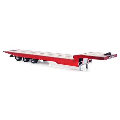 DG 994 1/14 metal RC gooseneck trailer red right side view