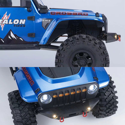 Frontstoßstange mit LED-Licht-Set für CROSSRC 1/8 4X4 EMO X RC Crawler