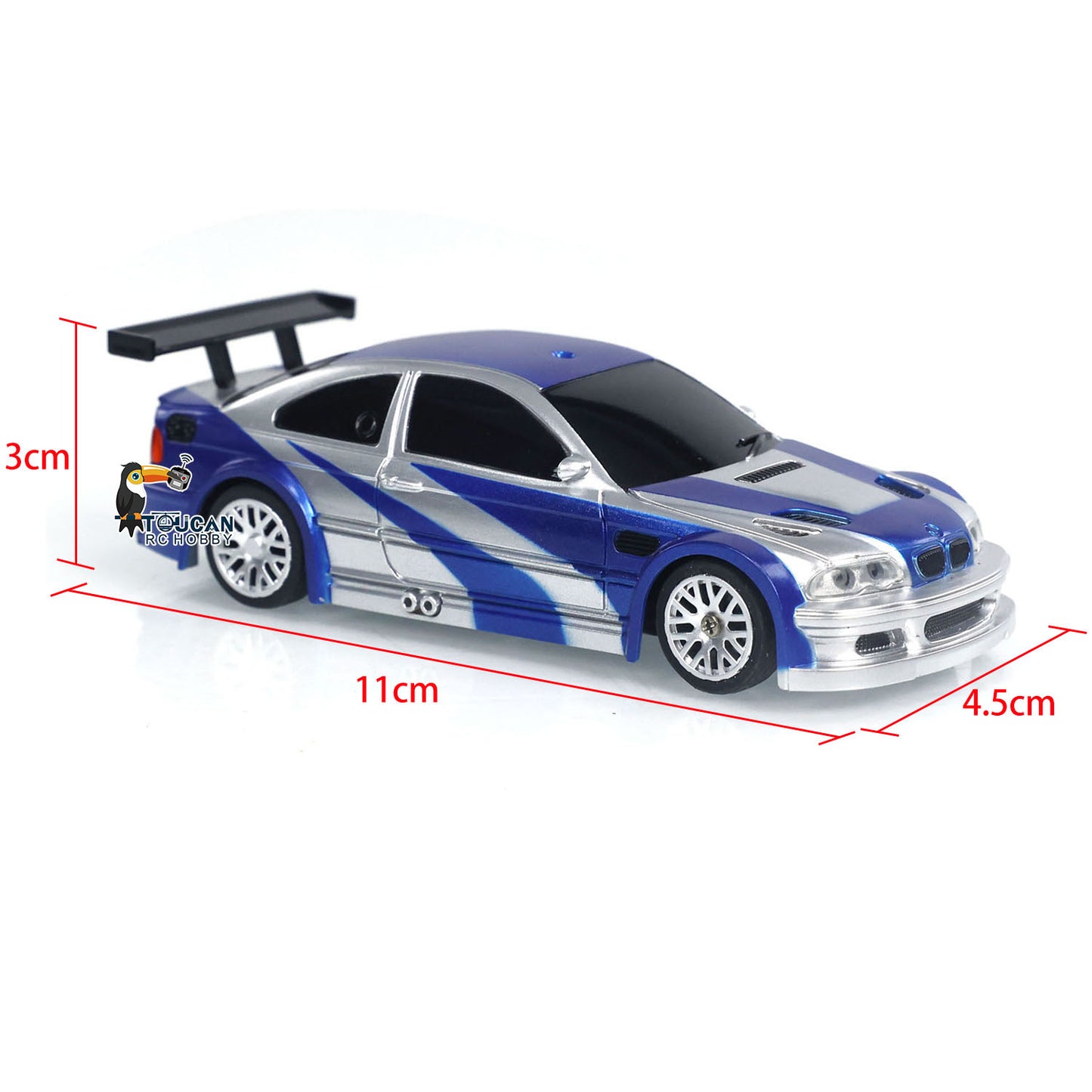 Fast Shipping RTR RC Race Car Gyro 4*4 Fully Proportional Control Speed Mini Car Toy 1/43