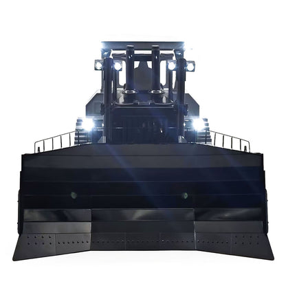 1/14 Metal RC Hydraulic Bulldozer DXR2 Light System Openable Door Remote Control Construction Vehicle JDM-98 Ultra Flysky Radio